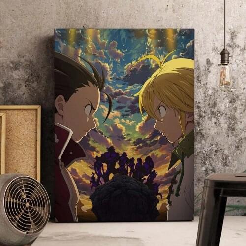 Modular Anime Art Japan The Seven Canvas Painting Home Decor Pictures Modern Printed Poster For Living Room Wall Art No Frame