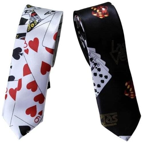 Pack Of 2 Magicians Tie White And Black - Magic Trick,Magic Accessories,Stage Magic,Card Magic Props,Gimmick,iIlusions