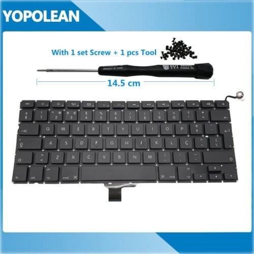 New Portugal Portuguese Keyboard For Macbook Pro 13" Unibody A1278 2009 2010 2011 2012
