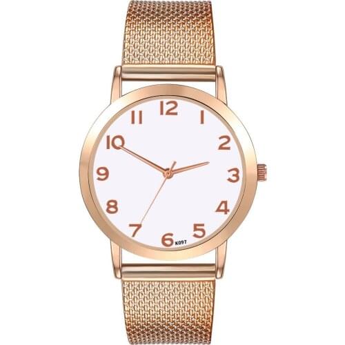 2019 New Fashion Ladies Watch Round Digital Dial Fashion WomenS Watch Quartz Ladies Casual Watch Relogio Feminino Gift#W