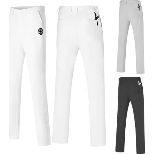 Golf Clothing Casual Sports Trousers Breathable Quick-Drying Wicking Loose New Summer Mens Anti-Wrinkle 2021