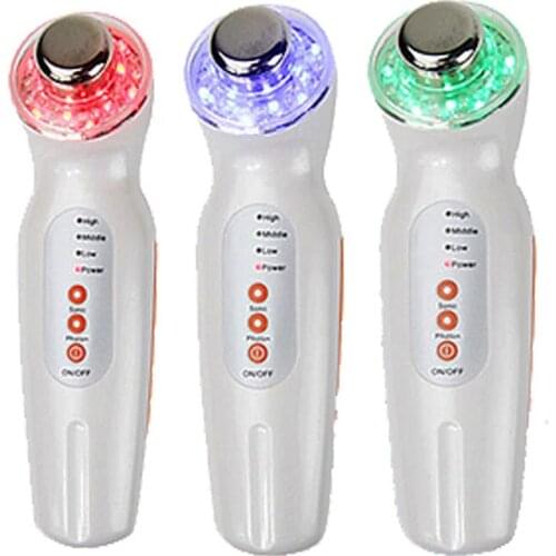 Ultrasound 3 Colors Photon Rejuvenation Skin Care Facial Rejuvenation Wrinkle Removal Spa Beauty Device