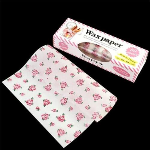 50Pcs/Lot Wax Paper Food Grade Grease Paper Food Wrappers Wrapping Paper For Bread Sandwich Burger Fries Oilpaper Baking Tools