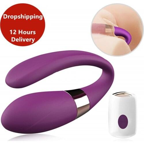 Female G Spot Vibrator Dildo Double Vibrator Vagina Massage Sex Toys for Women Wireless Remote Control Dildo Vibrating Egg Adult