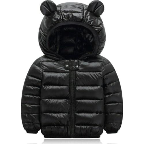 Winter Newborn Baby Girls Jackets Baby Coat Kids Cotton Warm Hooded Outerwear Baby Boys Clothes