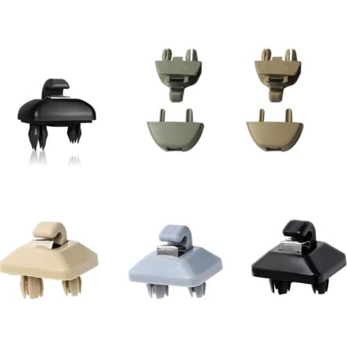 1Pc 8U0857562 ORETG45 Plastic Gray Sun Visor Clip Hook Holder for A1 A3 A4 A5 Q3 Q5 2013-2015 8U0857562 8E0857562 C45