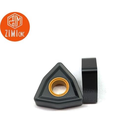 10pcs WNMG080412 LF3018 Cutting Insert Carbide Blades For Lathe WNMG433 Peach-shaped Indexable Insert CNC Turning Tools