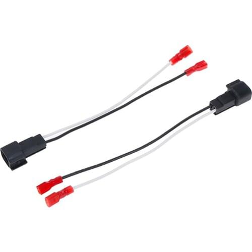 2pcs/Pair Harness Speaker Connector Harness Wire Adapters Car Auto Speaker Adapter Plu Connector