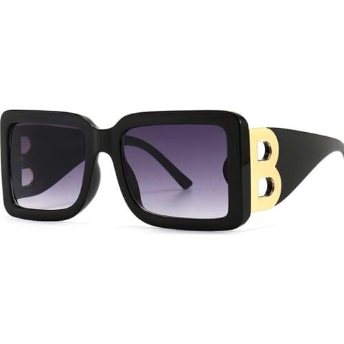 2021 Luxury New Square Metal Sunglasses Women Vintage Sunglass Punk Sun Glasses Men Oculos Feminino Lentes Gafas De Sol UV400