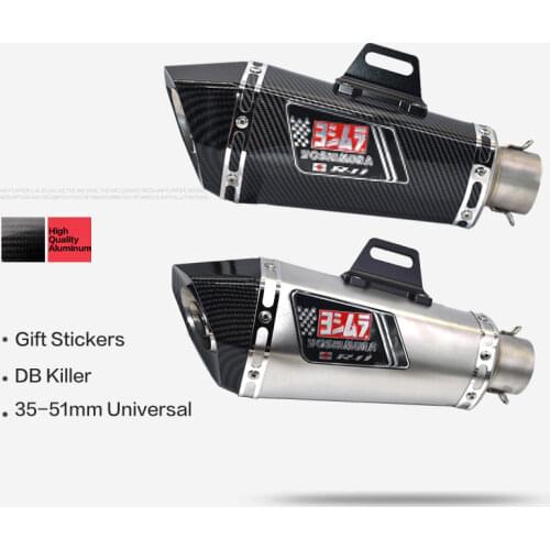 51mm Unilversal Modified Motorcycle R11 Yoshimu Exhaust Muffler Escape Moto DB Killer For Z900 MT09 KTM390 CBR R6 FZ8