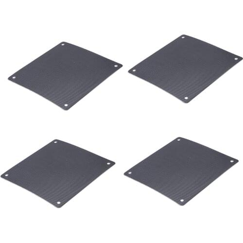6pcs Computer Mesh PVC PC Case Fan Cooler Dust Filter Case Dustproof Cover Chassis dust cover