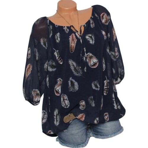 Sleeveless Blouses New Women Shirts Large Size 5Xl Blouses Summer Casual Print V-Neck Chiffon Blouse Top Womens Clothing