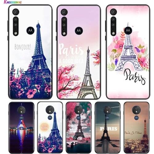 Paris Eiffel Tower Travel For Motorola G9 G8 G Stylus Power One Fusion Hyper Edge E7 E6 5G Plus Play Lite Phone Case