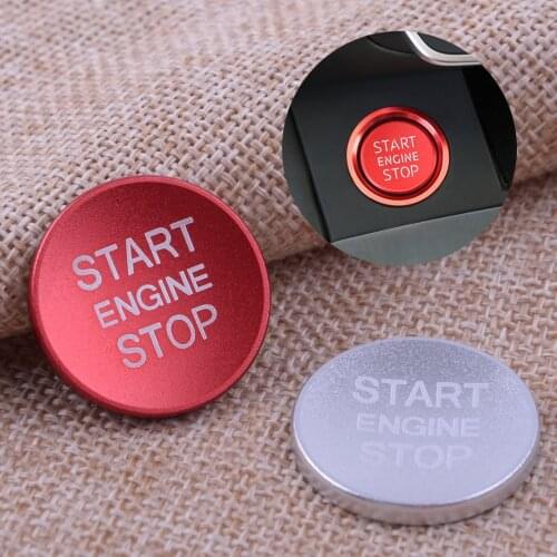 CITALL New Car Engine Start Stop Switch Push Button System Cover Trim Decal Sticker Ring Case For Audi A4 A5 A6 A7 C7 Q5 2017