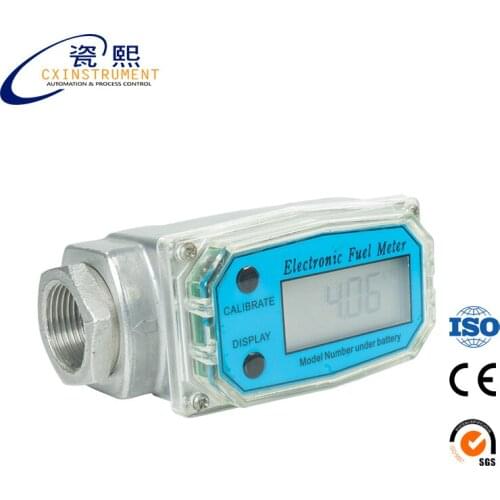 The CX Professional 3/4'' inch diameter WL Turbine Diesel Fuel Flow Meter