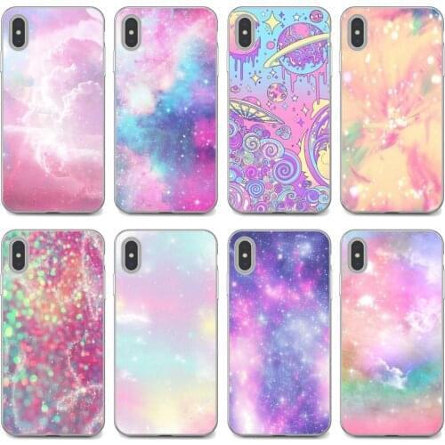 For Huawei P30 P40 P20 P7 P8 P9 P10 Lite Plus Pro 2015 2016 2017 Mini Soft Cases Cover Rainbow-Galaxy-Starry-sky-Space