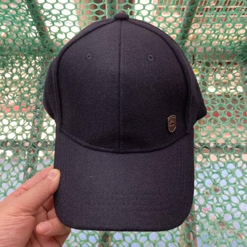 GBCNYIER Autumn Winter Wool Baseball Cap Keep Warm Outdoor Casual Woolen Men Cap