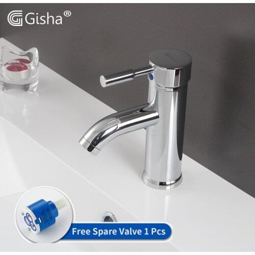 Gisha Deck-Mounted Basin Faucet Waterfall Bathroom Faucets Vanity Vessel Sinks Mixer Taps Cold And Hot Water Sink Tap G1089