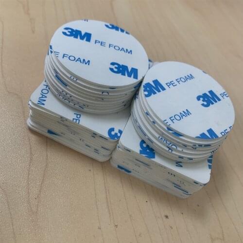 3M Strong Pad Mounting Tape Thick 1mm White Double Sided Adhesive Foam Tape Two Sides Mounting Sticky Tape Multiple Size