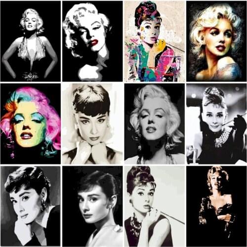 PhotoCustom Oil Paint By Numbers Sexy Women DIY 60x75cm Painting By Numbers On Canvas Figure Draw Number Frameless Home Decor