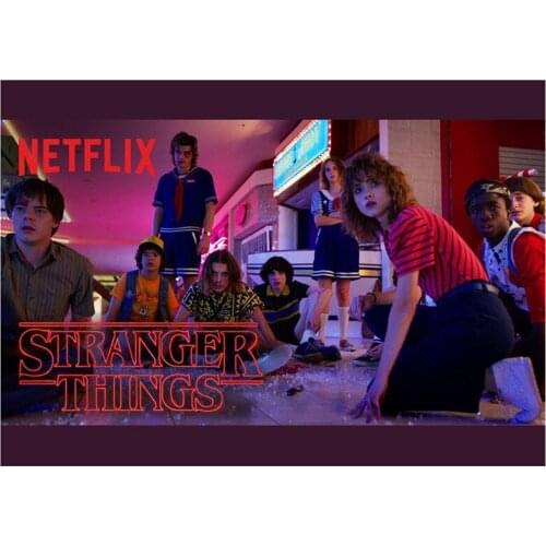 Stranger Things Season 3 Posters Wall Stickers Glossy Paper Clear Image Home Decoration FC441