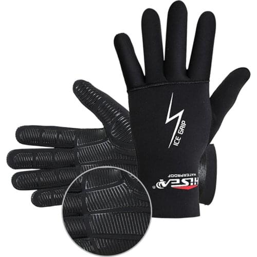 3MM Neoprene Gloves Non Slip Durable Fishing Diving Floating Gloves Warm And Cold Rowing Kayaking Diving Gloves 2021 The New