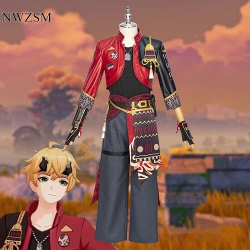 Genshin Impact tohma Cos clothing custom game cosplay anime costume male full set Party halloween dress up