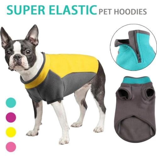 Autumn Winter Pet Pullover Dog Jacket Warm Vest Puppy Sweater Thickening T-Shirt Clothes For Small Dogs Indoor And Outdoor Use