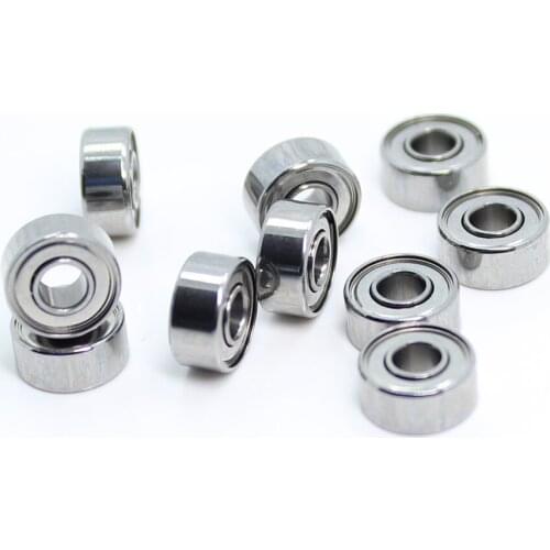 R2-5ZZ Bearing ABEC-1 (10PCS) 1/8"x5/16"x9/64" inch Miniature R2-5 ZZ Ball Bearings For RC Models