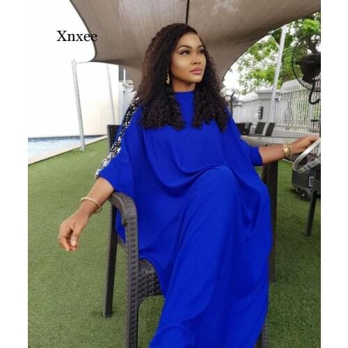 Plus Size New Style African Women Clothing Dashiki Fashion Print Cloth Dress Bat Sleeve Size L Xl Xxl 3Xl Clothing