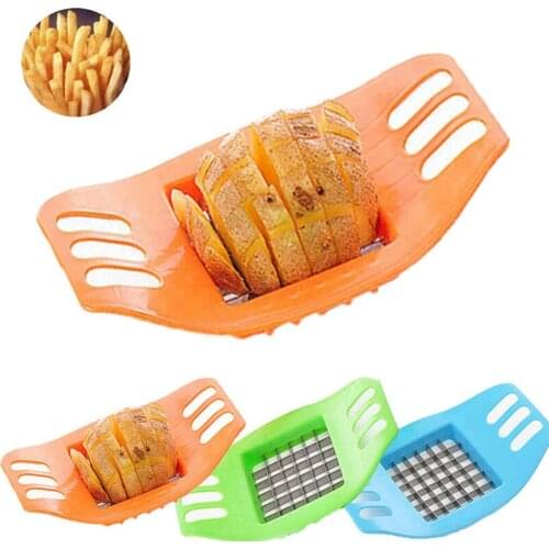 ABS Stainless Steel Potato Cutter Slicer Chopper Kitchen Shredders Cooking Tools Gadgets