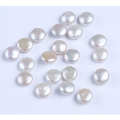 Top quality 13mm coin shape pearl loose beads for making jewelry