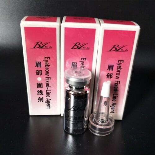 BL Eyebrow Fixed-line Agent Use for Tattoo Eyebrow operation Lock Color Permanent Makeup Assistence Liquid
