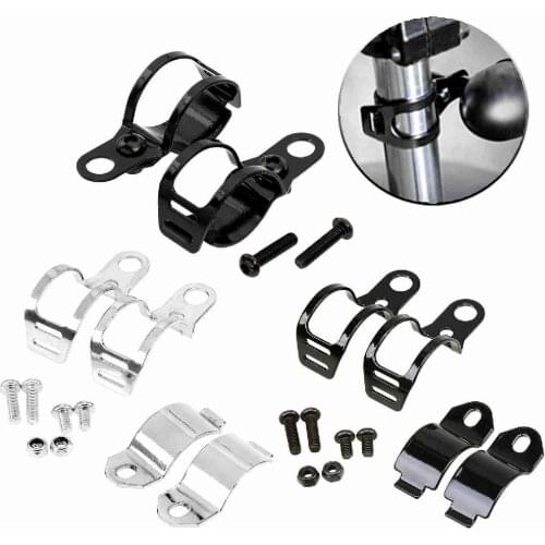 1 Pair Universal Mount Bracket for Vehicle Front Shock Absorber Fixation Turn Signal Lamp Bracket Metal