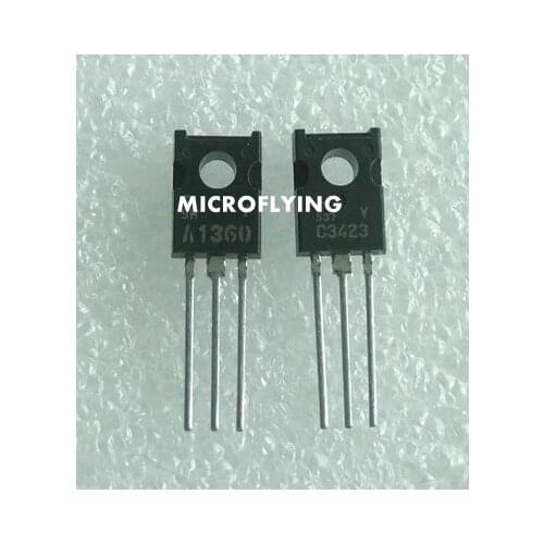 10PAIR/20PCS 2SC3423-Y 2SA1360-Y 2SC3423 2SA1360 C3423 A1360 TO-126