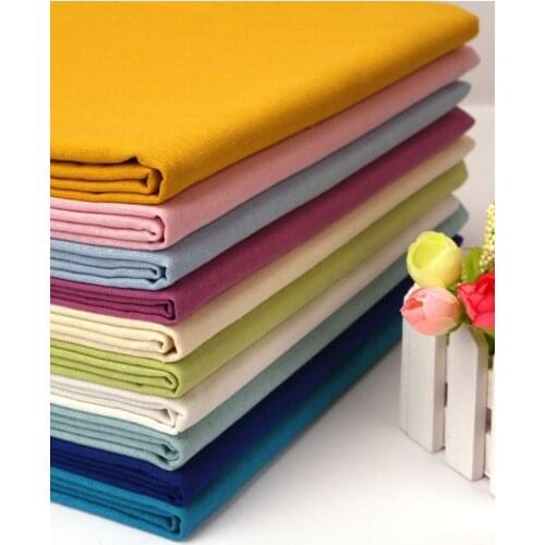 140cmx100cm Cotton Linen Fabric Summer Clothing Thin Section Linen Embroidery Solid Color Linen Fabric DIY Apparel Sewing Fabric