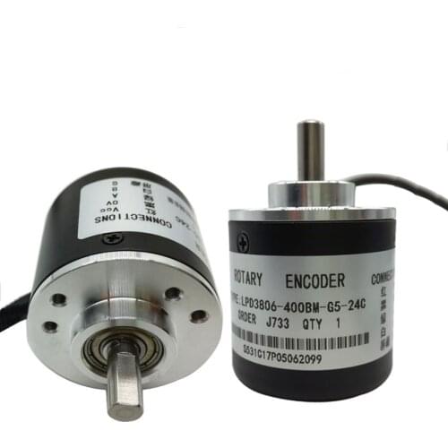 400 Pulses Incremental Optical elevator Rotary Encoder AB Two-phase 5-24V Optical Rotary Encoder LPD3806-400BM-G5-24C