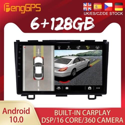 9'' Android 10 PX6 DSP For Honda CRV 2006 2012 Car DVD GPS Navigation Auto Radio Stereo Video Multimedia Carplay Player HeadUnit