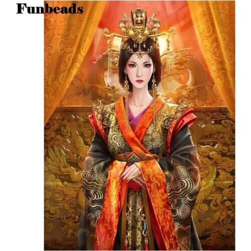 5d DIY Diamond Painting Oriental classical beauty Cross Stitch Kits 5D Full Diamond Mosaic Diamond Embroidery Home Decor FF112
