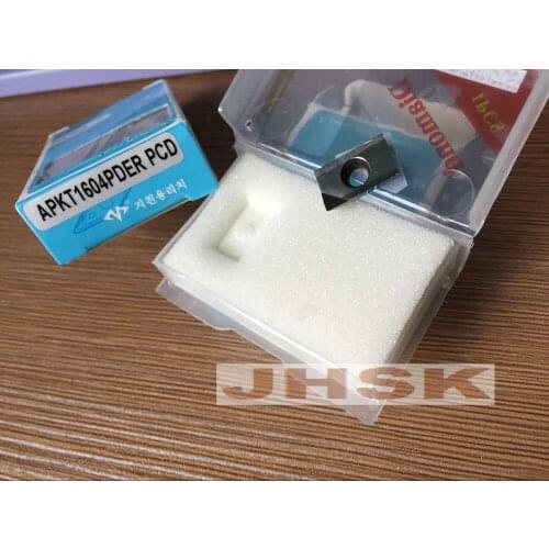 FREE SHIPPING) 1pcs APKT1604PDFR PCD30 Used for Aluminum APKT1604PDER PCD (PCD) cnc