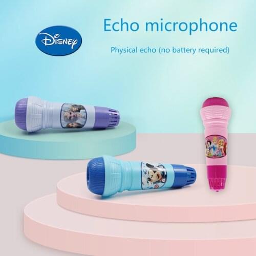 Disney Frozen Princess Elsa Microphone Toys for Kids Physical Echo Microphone Toddler Toys Mickey Mouse Microphone Kids