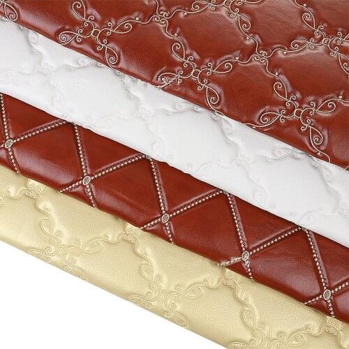 Sofa Bed Head Anti-Theft Door Tatami Wall Thickened Upholstered Leather Fabric