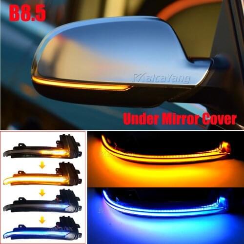 For Audi A3 S3 8P Q3 SQ3 A8 S8 A6 S6 A5 S5 A4 S4 B8 8K B8.5 Side Wing Rearview Mirror Indicator Dynamic Turn Signal LED Light