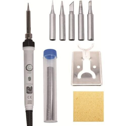 Electric Soldering Iron Kit 60W Multimeter High Quality Long Lifetime Home Supplies Durable Adjustable Temperature Welding Tool