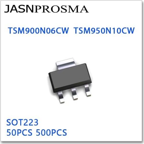 JASNPROSMA 50PCS 500PCS TSM900N06CW TSM950N10CW SOT223 High quality