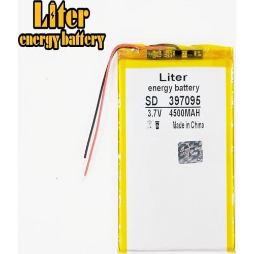 397095 Battery 4500MAH Li-ion Tablet pc battery For 7,8,9 inch tablet PC 3.7V Polymer lithiumion Battery With High Quality