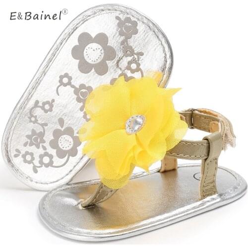 New Summer Baby Shoes Toddlers Infant Flower Baby Girl Shoes 0-18M PU Leather Crib Shoes Moccasins