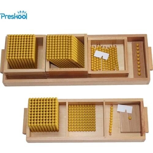 Montessori Mathematics Instrument Kindergarten Kindergarten Children Learning Mathematics Intelligence Toy Decade Demonstrator
