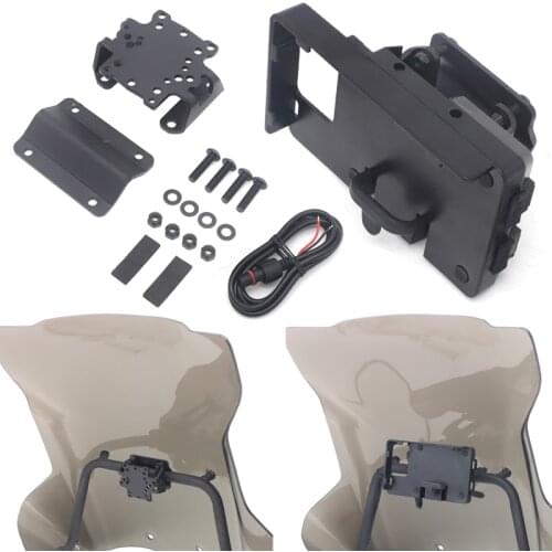 Motorcycle USB Charger Mobile Phone Holder Stand Bracket For BMW R 1200 GS R1200GS R1200 Adventure 2005-2012
