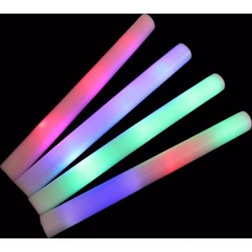 Concert light sticks wholesale custom large electronic led colorful luminous stick foam sponge light sticks